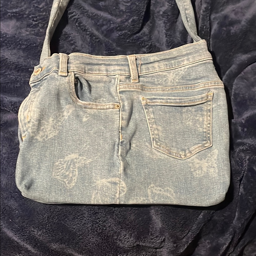 Handmade Denim Shoulder Bag